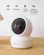EZVIZ C6N Baby Monitor Security Camera, 1080p WiFi Camera, Surveillance Camera CCTV for Home with Night Vision, 360° Coverage Smart Tracking, Motion Detection, Two-Way Audio, H.264, Works With Alexa - Image 2