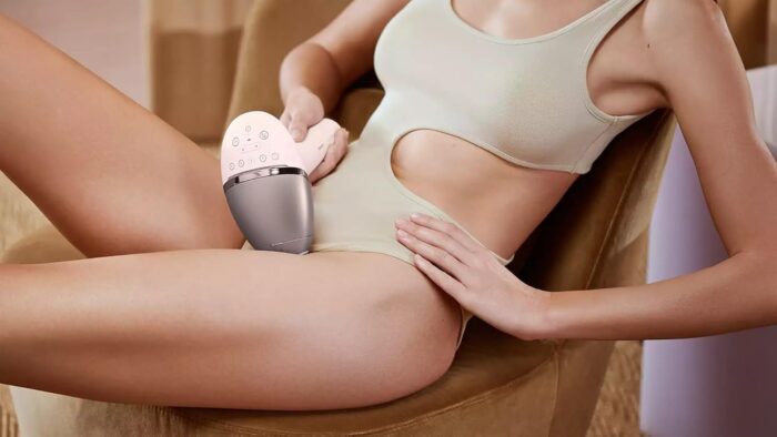 PHILIPS Lumea IPL Epilator with 4 attachments for Face, Body, Underarm and Bikini, Cordless, Model: BRI958/60, Rose Gold - Image 4