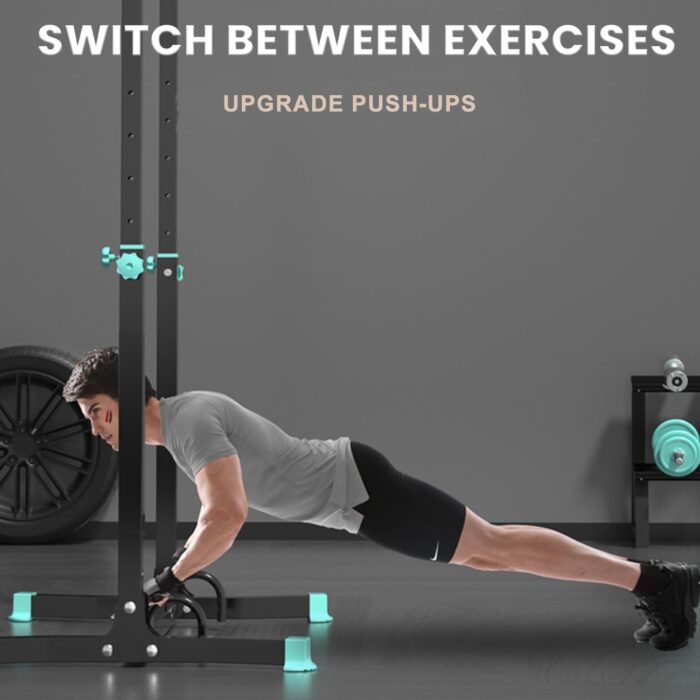 UimoKi Multifunctional Pull Up Bar Chin Up Bar Dip Station for Home Gym Strength Training Adjustable Pullup Fitness Equipment Exercise Rack - Image 4
