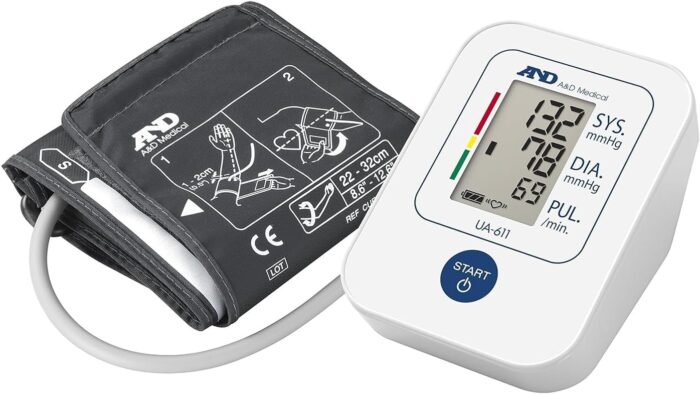 A&D Medical Simple Upper Arm Blood Pressure Monitor, White - Ua611 - Image 6