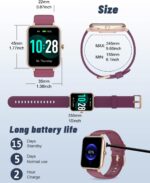 GRV Smart Watch Answer Dial Call,Smart Watches for Women Men with Heart Rate Monitor,Step Counter,Sleep Tracker,Sports Fitness Tracker Watch Call SMS Notification Smartwatch for Android iOS Phone - Image 7