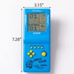 Nbguigdstr Brick Game Console, Retro Handheld Game Console,Tank/Racing/Building Block Game,3.5-inch Large Screen,Built-in 23 Games(Blue) - Image 2