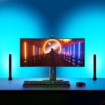 MAKINGTEC RGB LED Lights Bar-Music Sync RGB Desk Light-Gaming Lights for Room, with Infrared Remote Control, Power Adapter, and 74 in/190cm USB Powered Wire, for Bedroom Atmosphere and TV PC Monito - Image 4