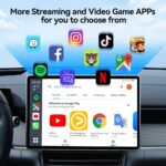 Carlinkit Android 13 Ai Box LED Version, Qualcomm 8 Cores, 8+128GB, 3-in-1 Adapter with 4G Cellular, Streaming Video, SIM/TF Card, Built-in Google Play, Only Suitable for Factory Wired CarPlay Cars - Image 4