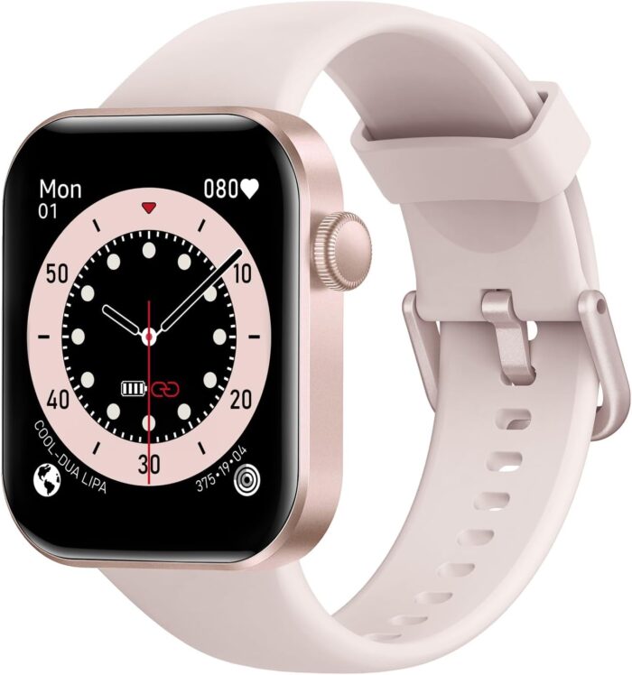 Smart Watch for Men Women Answer/Dial Call, 1.85″ Touch Display Fitness Tracker with Heart Rate Sleep Monitor, 147 Sport Modes Smartwatch with IP68 Waterproof, Step Counter Watch for iOS Android