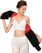USUIE Red Light Therapy Belt, Infrared Light Therapy Wrap Red Light Therapy Device for Body with Timer for Back Shoulder Waist Muscle Pain Relief for Women Men