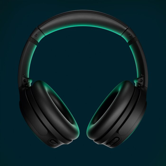 Bose Quiet Comfort Wireless Noise Cancelling Headphones, Bluetooth Over Ear Headphones with Up To 24 Hours of Battery Life, Black 2023 - Image 2