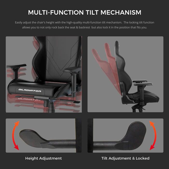 Dxracer G-Series Gaming Chair - Black - Image 8
