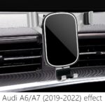 LUNQIN Car Phone Holder for Audi A6 A7 S6 S7 RS6 RS7 2019 2020 2021 2022 2023 2024 2025 Auto Interior Accessories Best Phones Mount Cell Cellphone Mobile Cradle Charging Navigation Bracket Accessory - Image 2