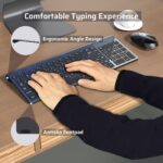 CREATMOR Wireless Keyboard and Mouse Arabic/English,Ultra Thin Design Keyboard and Mouse 2.4G with USB A & Type C Receiver Wireless Keyboard and Mouse Combo For Windows MAC Arabic/English - Image 7