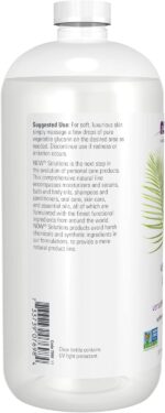 NOW Solutions, Vegetable Glycerin, 100% Pure, Versatile Skin Care, Softening and Moisturizing, 32-Ounce, 32 Fl Oz (Pack of 1) - Image 3