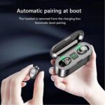 Nice Deals LLC F9 Bluetooth 5.1 Wireless Earbuds Headset, Touch Control IPX7 Portable Stereo Earphones with Microphone, LED Display 120H Playtime, Noise-Cancelling - Image 3