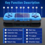 Azonee Handheld Retro Game Console for Kids Adults, , Built-in 500 Games, 3.0" FT HD Color Screen, AV Output, Dual 3D Joysticks, Protable Video Game Console as Gift for Birthday - Image 6