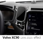 LUNQIN Car Phone Holder for Volvo XC90 2016 2017 2018 2019 2020 2021 2022 2023 2024 2025 and XC-90 Hybrid 2016-2025 Auto Interior Accessories Best Cell Phones Mount Cellphone Mobile Charging Cradle - Image 2