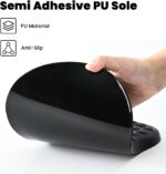 EooCoo Mouse Pad Wrist Support with Massage Design,Ergonomic Mouse Mat,Mousepad Wrist Rest Pain Relief with Memory Foam&Non-Slip Silicone Base,Gaming Mouse Pads for Desk Accessories (12x8 inch,Black) - Image 5