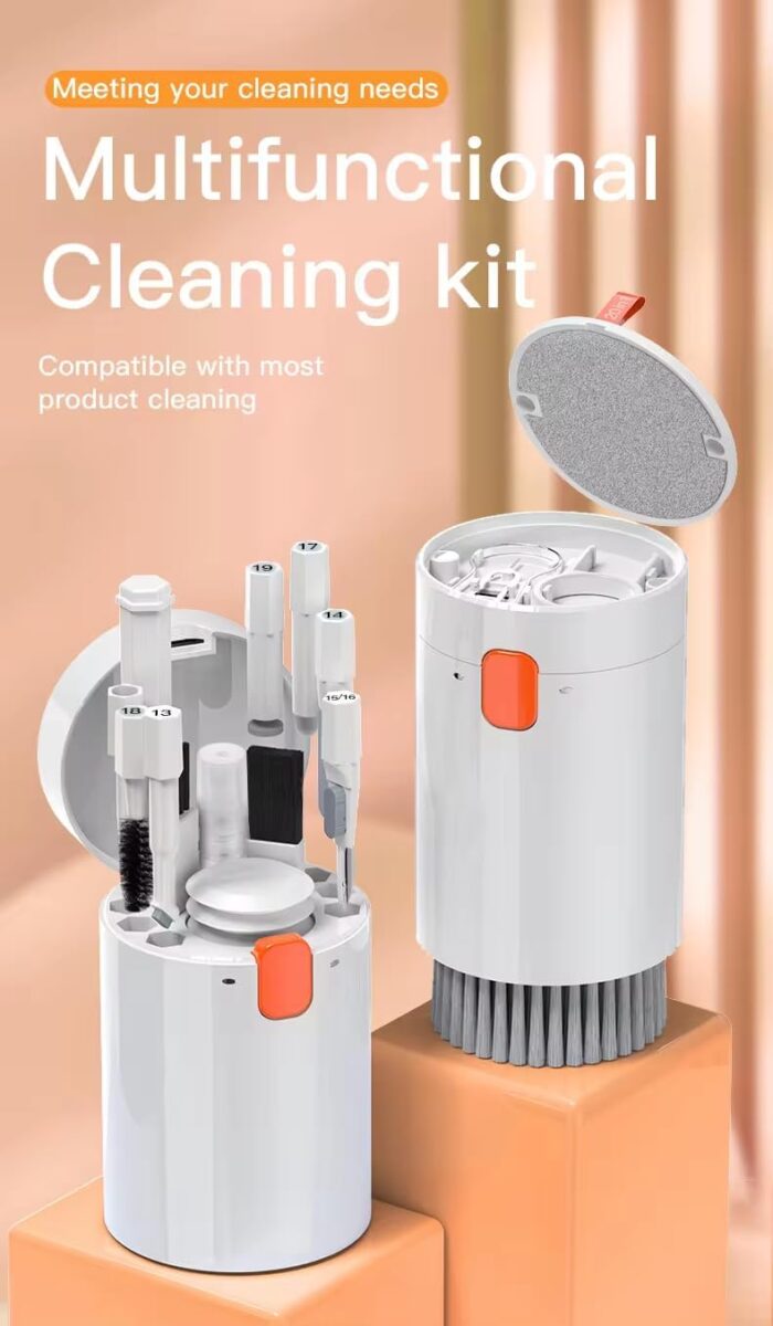Generic Nice Deals 20-In-1 Multifunctional Cleaner Kit Electronic Devices, Keyboard Cleaning Brush For Air Pods, Repair Cleaner Tool, Camera Lens, Headphones, Earbuds, Laptop, Sims Eject Cellphones - Image 2