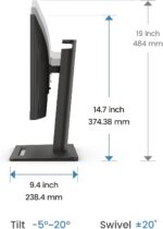 BenQ GW2490T 60.5 cm IPS 1080p Home Office Monitor, FHD, 100Hz, Ergo Design, High Refresh Rate, 99% sRGB, VESA MediaSync, B.I, Flicker Free, Low Blue Light, ePaper, Coding Mode, TÜV Rheinland - Image 5