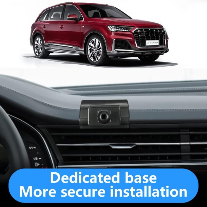 LUNQIN Car Phone Holder for Audi Q7 SQ7 2020 2021 2022 2023 2024 2025 and Audi Q8 SQ8 RSQ8 2019-2025 Auto Interior Accessories Best Cell Phones Mount Cellphone Mobile Cradle Charging Navigation Stand - Image 3