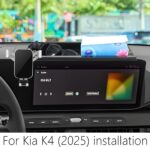 LUNQIN Car Phone Holder Center Console Organizer Tray for Kia K4 2025 2026 Auto Interior Accessories Best Cell Phones Mount Mobile Cellphone Stand Dashboard Screen Storage Accessory - Image 2
