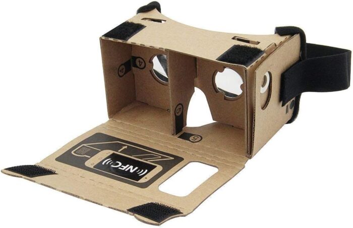 YinCaiCheng Google Cardboard,Virtual Real Store 3D VR Headsets Virtual Reality Gl Box with Clear 3D Optical Lens and DIY Comfortable Head Strap Nose Pad for Smartphones (Upgrade 1.0, 1 Pack) - Image 4
