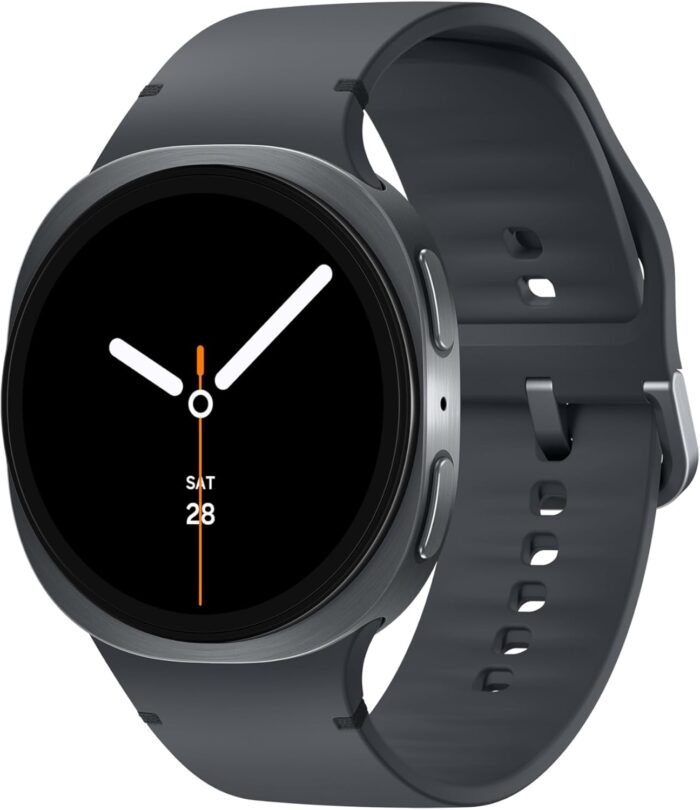 Samsung Galaxy Watch8 Graphite, Bluetooth, 40mm Smartwatch, Everyday Health Coach, Cushion Design, Dynamic Lug System, 3nm Processor, Sleep Coaching, Running Coach (UAE Version)