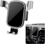 LUNQIN Car Phone Holder for Volvo XC90 2016 2017 2018 2019 2020 2021 2022 2023 2024 2025 and XC-90 Hybrid 2016-2025 Auto Interior Accessories Best Cell Phones Mount Cellphone Mobile Charging Cradle