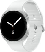 Samsung Galaxy Watch8 Silver, LTE, 44mm Smartwatch, Everyday Health Coach, Cushion Design, Dynamic Lug System, 3nm Processor, Sleep Coaching, Running Coach (UAE Version)
