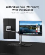 Newsoul 15.6-Inch Portable Monitor, FHD 1080P, Ultra-Slim and Lightweight, Self-Standing Design, VESA-Compatible, IPS Screen, USB-C/Mini HDMI Ports, Perfect for Gaming and Office Use - Image 5