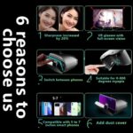 Gokcan B VR Headset for Phone – Virtual Reality Headset for iPhone & Android – 3D Glasses for Movies & Games – Adjustable Anti-Blue Light Lenses, 120° FOV, Comfortable VR Goggles for All Smartphones - Image 5