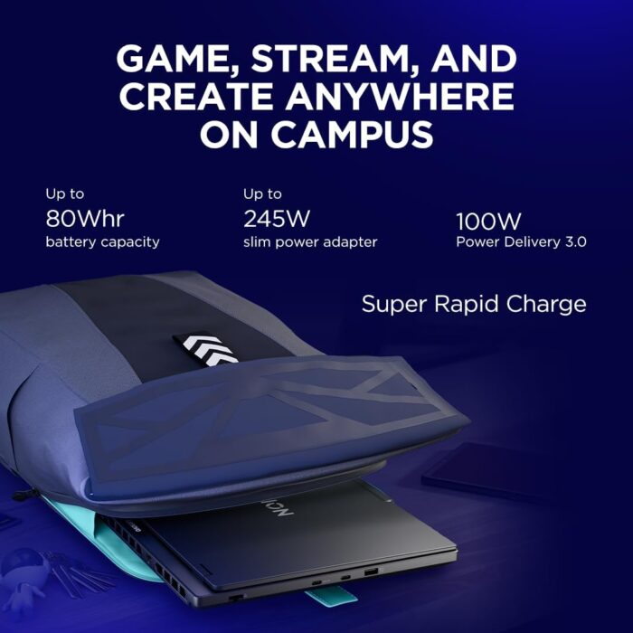 Lenovo Legion 5 15IRX10 AI Gaming Laptop, 15.3" WUXGA 165Hz, Intel Core i7-13650HX, 24GB RAM, 1TB SSD, RTX 5060 8GB GDDR7, BACKLIT EN-ARB KB, Win11, Eclipse Black [83LY0032AX] + 2Y Premium Care - Image 8