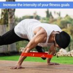 TechStone Resistance Bands Set for Men and Women, Pack of 5 Different Resistance Levels Elastic Band for Home Gym Long Exercise Workout – Great Fitness Equipment for Training, Yoga – Free Carrying Bag - Image 6