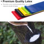 Latex Yoga Gym Strength5pcs/Set Training Workout Fitness Equipment rubber loops Rubber Bands gum for fitness expander elastic bands - Image 4