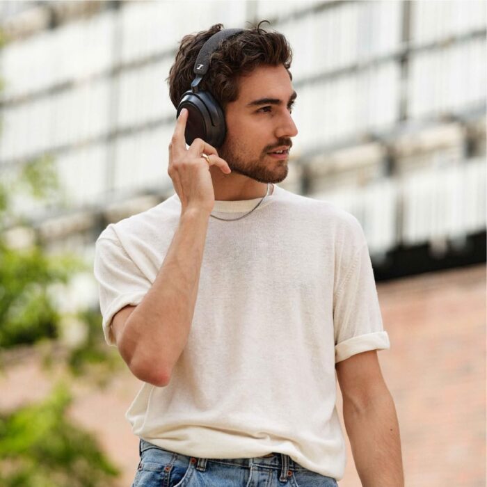 Sennheiser Consumer Audio MOMENTUM 4 Wireless Headphones Bluetooth Headset for Crystal Clear Calls with Adaptive Noise Cancellation, Black, Over Ear - Image 5
