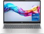 HP Laptop 15-fd0111ne, 15.6" Full HD Display, Intel® Core™ i7-1255U, 16GB RAM, 512GB SSD, Intel® Iris® Xe Graphics, Windows 11 Home, Keyboard English/Arabic, Natural silver [B21RHEA]
