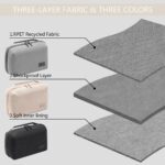 Electronic Digital Accessories Organizer, Waterproof Double-Layer Travel Storage Pouch for Cables, Chargers, Flash Drives, SD Cards, Power Banks, and Mini Tablets – Universal Carrying Case (Grey) - Image 5