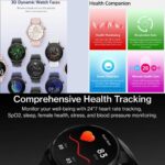 TCH Smart Watch Z40+ Tech Sense for Men Women Bluetooth Calls/SMS, Fitness watches Activity Tracker with Heart Rate, Blood Oxygen, KCAL, IP68 Waterproof, smartwatches For Android+iOS - Image 7