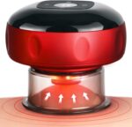Becommend Smart Dynamic Cupping Therapy Set,Cellulite Massager 4 in 1 Vacuum Therapy Machine Cellulite Remover,Gua Sha Massage Tool with12 Level Temperature and Suction, 12 Level Red