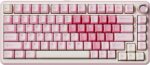 YUNZII B75 PRO Wireless Mechanical Keyboard,75% Gaming Keyboard Gasket Hot Swap Custom Keyboard with Knob,Pre-lubed Switches RGB,Bluetooth/Type-C/2.4G (Pink, Milk Switch)
