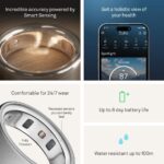 Oura Ring 4 | Smart Ring | Size First with Oura Ring 4 Sizing Kit | Sleep Tracking Wearable - Heart Rate - Fitness Tracker - Up to 8 Days Battery Life - Image 5