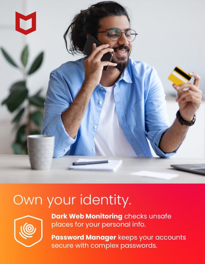 McAfee Total Protection 2025 | 5 Device | 2 Year Subscription| Antivirus Software, Internet Security, Password Manager, Identity Monitoring, Privacy Protection, Scam Protection [Digital Code] - Image 6