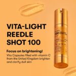 VT Cosmetics Vita-Light Reedle Shot 100, Serum with Vitamin C Capsules, Vitamin E, Hydrating Care, Korean Skincare for Sensitive Skin 1.69Fl Oz(50ml) - Image 2