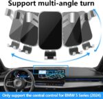 LUNQIN Car Phone Holder for BMW 5 Series 2024 2025 530i 540i 550e xDrive and BMW i5 2024 2025 M60 eDrive xDrive 40 Auto Interior Accessories Best Cell Phones Mount Cellphone Mobile Cradle Screen Stand - Image 5