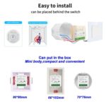 Sanofuturion WiFi Smart Switch Module, Mini DIY Breaker Module, Compatible with Tuya/Smart Life, Alexa, Google Home, Fits Behind Rocker Wall Switch, Support 1/2 Way Switch,Need Neutral Wire (1Pack) - Image 6