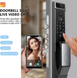 Smart Lock with HD Camera,UAE Version, 3D Facial Recognition,WiFi Video Intercom, Tuya APP Control for Apartment Home Office (S1) - Image 3