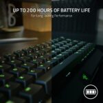 Razer BlackWidow V3 Mini HyperSpeed - Phantom Edition, 65% Wireless Mechanical Gaming Keyboard, Yellow Mechanical Switches, RGB customizable backlighting, Doubleshot ABS keycaps, US Layout - Black - Image 5