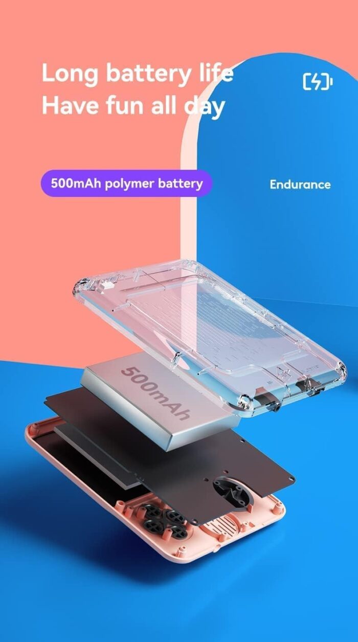 G7 Handheld Game Console for Kid Children, 2022 New Portable 3.5 Inch Screen Built in 666 Classic Retro Video Games Console Single Player Lightweight Gaming Device Support for Connecting TV - Image 4