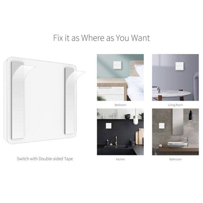 Tuya ZigBee Wireless Smarts Scene Switch 4 Gang Scenario Switch 4 Road Slab Scene Keys Switch Tuya Smarts Home Assistant Smarts Home Automation Compatible with Alexa, Google Home, Siri, Smarts Life - Image 5