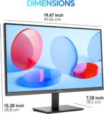 KOORUI E2212F 22 Zoll Monitor Full-HD, 100 Hz, 5ms, Eye Comfort, sRGB 99% Farbumfangs,(1920 x 1080, HDMI, VGA, Neigbar, VESA 75x75) - Image 8