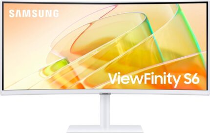 Samsung ViewFinity S6 S65TC Ultra-WQHD 100Hz AMD FreeSync Thunderbolt 4 Monitor, 34 Inch Size, Black Samsung ViewFinity S6 S65TC Ultra-WQHD 100Hz AMD FreeSync Thunderbolt 4 Monitor, 34 Inch Size, Black