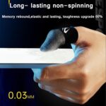 4 Pieces Finger Sleeves Trigger for Gaming,Small Finger Gloves Anti-sweat Gaming Accessories - Image 2